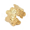 304 Stainless Steel Adjustable Open Cuff Rings for Women RJEW-U060-03B-G-2