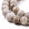 Natural Medicinal Beads Strands X-G-F353-8mm-4