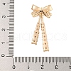 Rack Plating Brass Micro Pave Cubic Zirconia Pendants KK-F876-28KCG-3