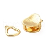 Brass Interlocking Clasps KK-Z105-03G-4