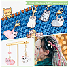 Cat Stitch Markers HJEW-AB00278-4