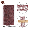 HOBBIESAY 12.5 Yards Sparkle Polyester Mesh Ribbon OCOR-HY0001-06-2
