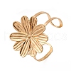 Alloy & Iron Cuff Bangles for Women BJEW-F501-01A-KCG-4