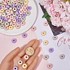 SOFPLATE 100Pcs Opaque Acrylic Beads MACR-SP0001-35-3