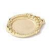 Brass Pendant Cabochon Settings KK-V005-01G-01-2