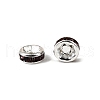 Brass Grade A Rhinestone Spacer Beads RSB036NF-16-2