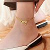 Stainless Steel Charm Anklets for Women WG18C2B-58-1