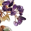 Natural Amethyst Chips Tree of Life Decorations DJEW-Q010-01D-2