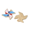 Alloy Enamel Pendants ENAM-YW0002-16-2