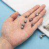 Tarnish Resistant 304 Stainless Steel Cord Ends X-STAS-E020-2-4