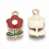 Eco-Friendly Zinc Alloy  Pendants X-ENAM-R051-12-01G-NR-2