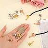 CHGCRAFT 12Pcs 3 Colors Alloy Brooch Findings FIND-CA0009-91-3