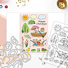 Globleland DIY Holiday Theme Scrapbook Making Kits DIY-GL0003-84-6