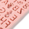 Number & Letter Cake DIY Food Grade Silicone Mold DIY-K075-09-4