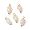 Flower Acrylic Charms PALLOY-JF03588-06-1