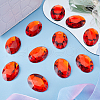 Gorgecraft Acrylic Rhinestone Flat Back Cabochons DIY-GF0009-17A-4