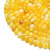 Natural Banded Agate Beads Strands G-P573-A13-01-3