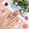 CRASPIRE 3Pcs Blank Wax Seal Brass Stamp Heads AJEW-CP0007-03-3