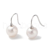 Natural Pearl Dangle Earrings for Women EJEW-C082-13E-P-1