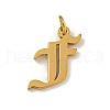 Ion Plating(IP) 304 Stainless Steel Charms STAS-I010-01G-F-1