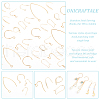 Unicraftale 304 Stainless Steel Earring Hooks STAS-UN0001-34G-5