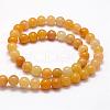 Natural Old Topaz Jade Beads Strands G-F364-06-8mm-2