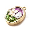 Alloy Enamel Pendants ENAM-K076-14A-G-2