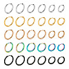  30Pcs 15 Style 316L Surgical Stainless Steel Huggie Hoop Earrings for Girl Women EJEW-TA0001-11-2