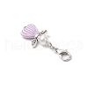 Angel Acrylic & ABS Plastic Imitation Pearl Pendant Decorations HJEW-JM03298-01-5
