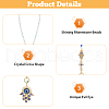 2Pcs Alloy Enamel Pendant Decorations HJEW-FH00008-4