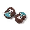 Princess Food Grade Silicone Focal Beads SIL-A008-05D-2
