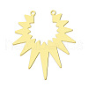 201 Stainless Steel Pendant Links STAS-S105-LA766-2-1