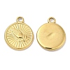 Ion Plating(IP) 304 Stainless Steel Pendants STAS-L020-006G-1