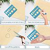 Acrylic Earring Handwork Template DIY-WH0359-005-3
