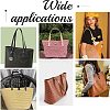SUPERFINDINGS 4Sets 2 Colors PU Leather Bag Handles FIND-FH0004-14A-6