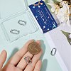 SUNNYCLUE 6Pcs Brass Spring Gate Rings FIND-SC0010-96B-3