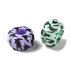 Opaque Printed Acrylic Beads OACR-H123-06-2