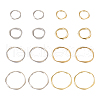 Yilisi 48Pcs 8 Style Alloy Linking Rings FIND-YS0001-12-11