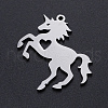 Non-Tarnish 201 Stainless Steel Pendants STAS-N090-JN851-1-2