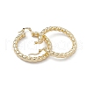 Rack Plating Brass Hoop Earrings for Women EJEW-A088-21G-2
