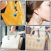 DIY Leaf Flower Earring Jewelry Making Kit DIY-YW0009-39-7