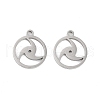 Non-Tarnish 316 Surgical Stainless Steel Charms STAS-C096-11H-P-1
