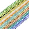 Handmade Foil Lampwork Beads Strands FOIL-K003-06B-1