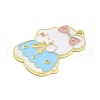 Cartoon Alloy Enamel Pendants ENAM-Z015-04G-06-2