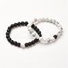 Couples Stretch Bracelets BJEW-G554-01-1