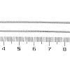 1.2MM Brass Twisted Chain Necklaces NJEW-D302-64P-3