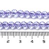 Transparent Glass Beads Strands GLAA-A014-03M-4