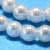 Round Shell Pearl Bead Strands X-BSHE-L011-3mm-A013-4