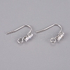 Brass Earring Hooks X-KK-L198-013P-1