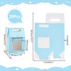 Paper Gift Storage Boxes with Visible Window CON-WH0110-003A-01-2